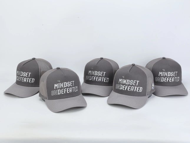 Metallic Grey Trucker Hat