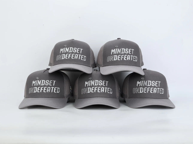 Metallic Grey Trucker Hat