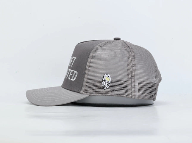 Metallic Grey Trucker Hat